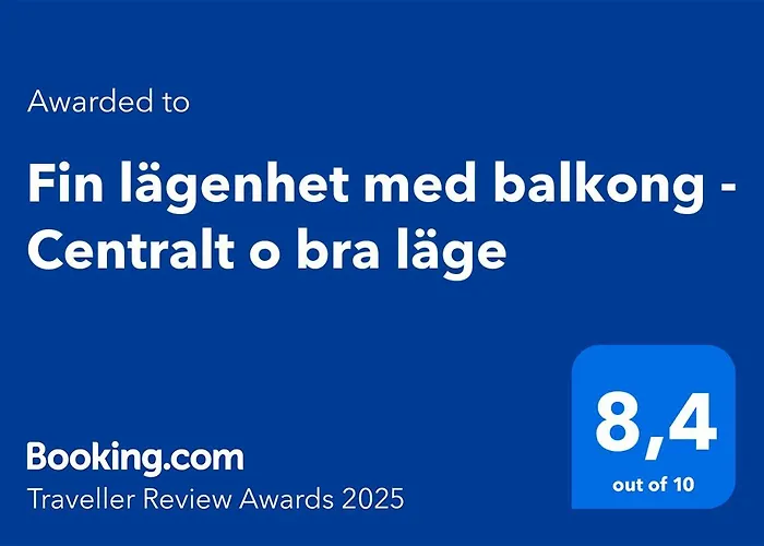 Fin Laegenhet Med Balkong - Centralt O Bra Laege